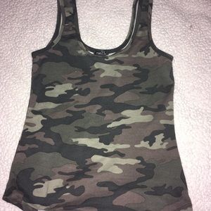 Rue21 Women’s camouflage tank top (S)